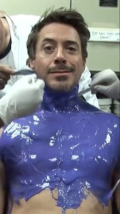 The Making of the Iron Man Suit: From Plaster to CGI #shorts #short #ironman