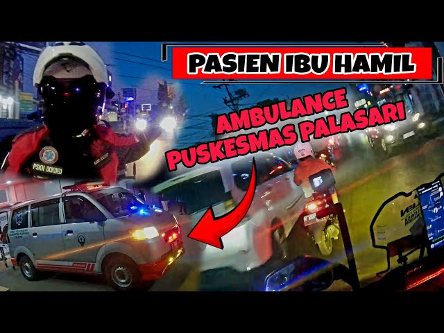 Pasien ibu hamil || ambulance puskesmas palasari class=