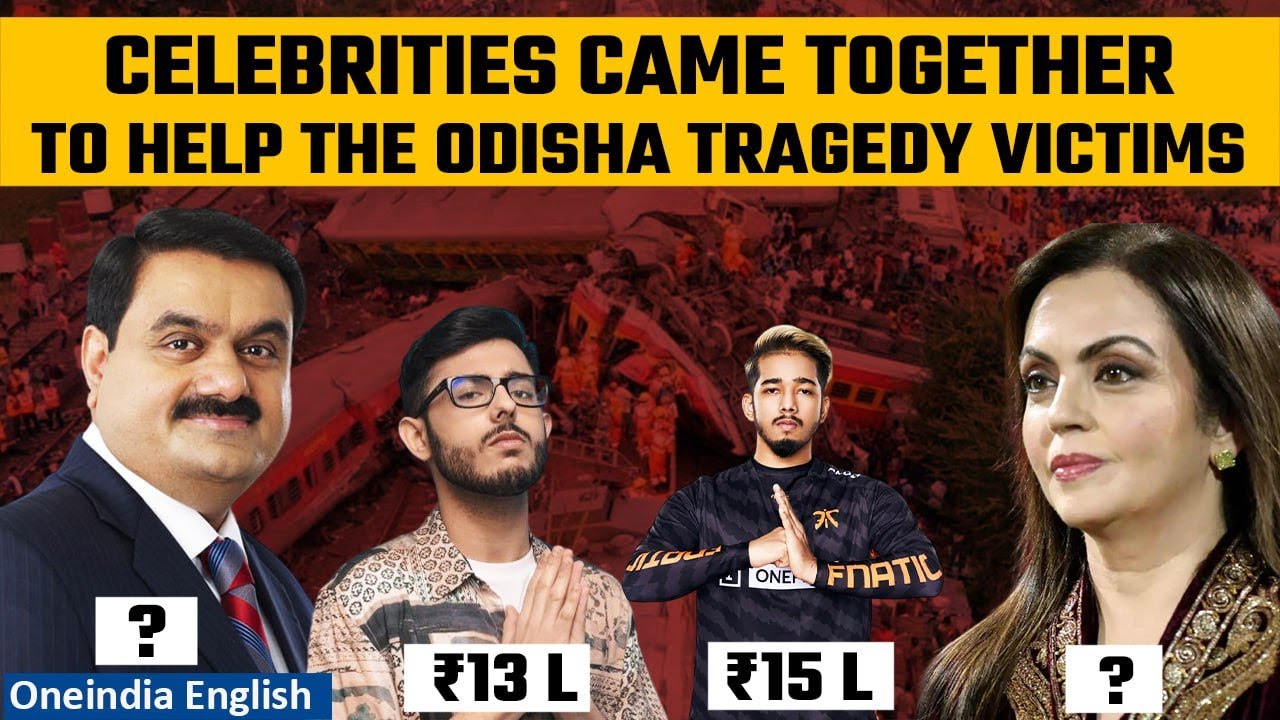 Odisha Train Mishap: How celebrities are helping the victims | Oneindia News
