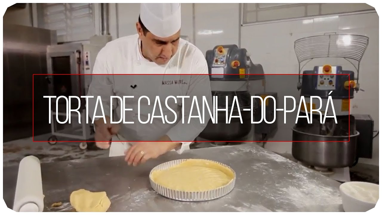 Torta de Castanha-do-Pará com doce de cupuaçu e queijo