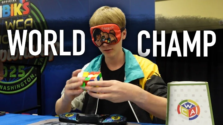 Clutching the Rubik's Cube Blindfolded WORLD CHAMPIONSHIPS...