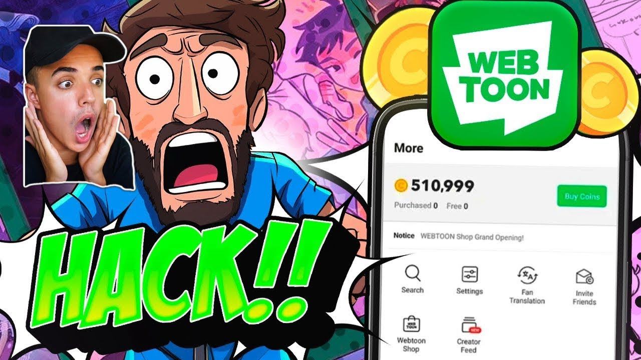 WebToon Hack - How To Get Unlimited Coins In WebToon App . WebToon App Hack 2025
