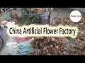 Wholesale artificial flower and plant china artificial flower manufacturer plastic flower material
