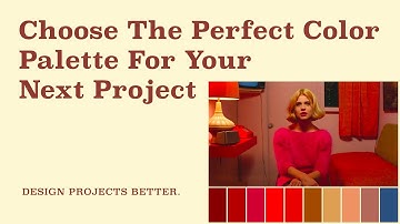 Choose the perfect color palette for your next project | Free color palette resources online