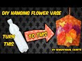 DIY Hanging Flower Vase from Plastic Bottle || Wall Decor || Best out of Waste ||