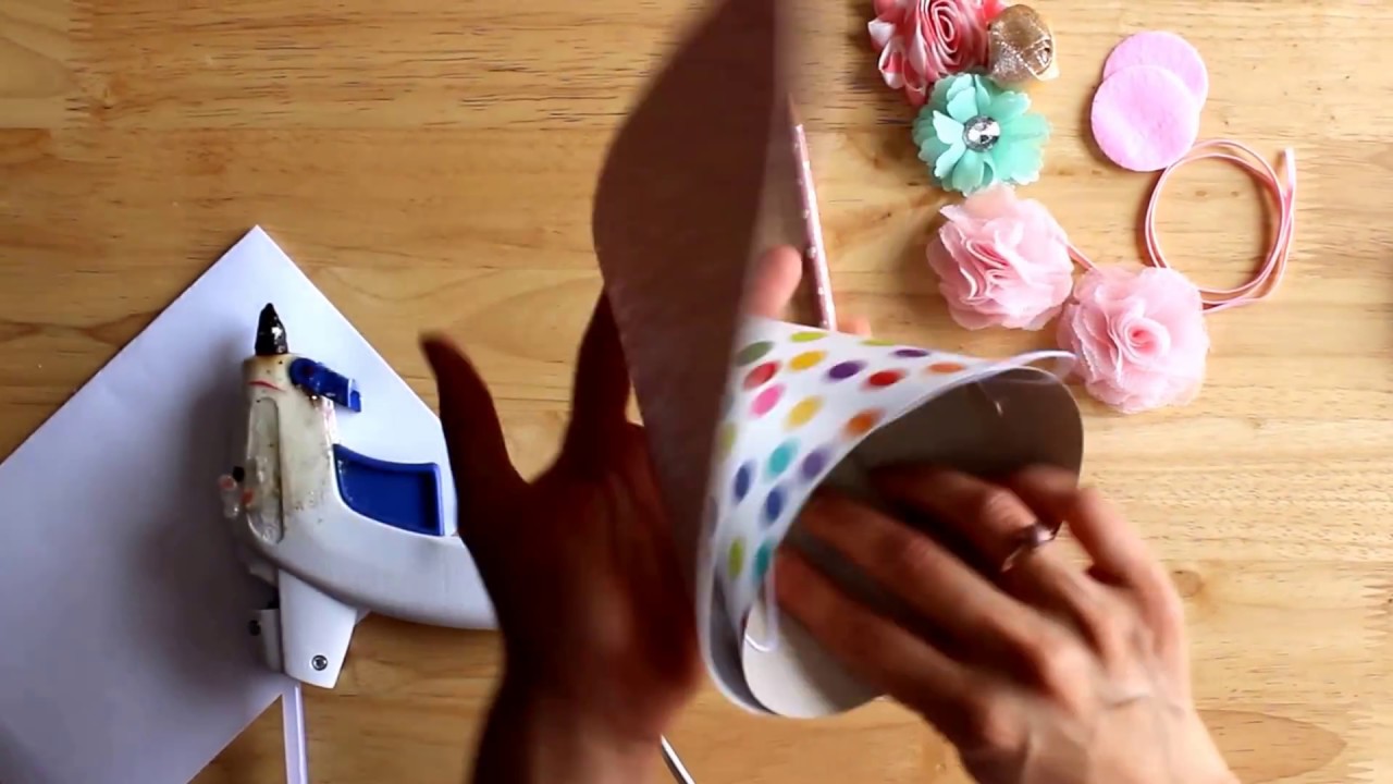 DIY Party Hat Tutorial - YouTube
