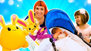 A Crib For A Baby Brother Kids Pretend Play Babysitter Mommy For Lucky Family Fun Video For Kids