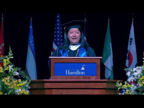 Jiin Jeong:  2021 Hamilton College Commencement