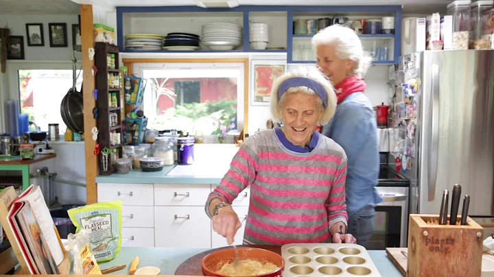 Corn Muffins, plant-based comfort foodand a silver...
