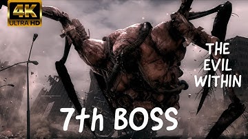 THE EVIL WITHIN ||HERESY THE LARGE SPIDER BOSS FIGHT(4K 60FPS)