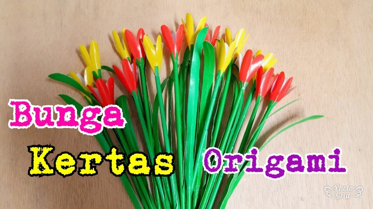  cara  membuat  bunga  kertas  dari  origami  YouTube