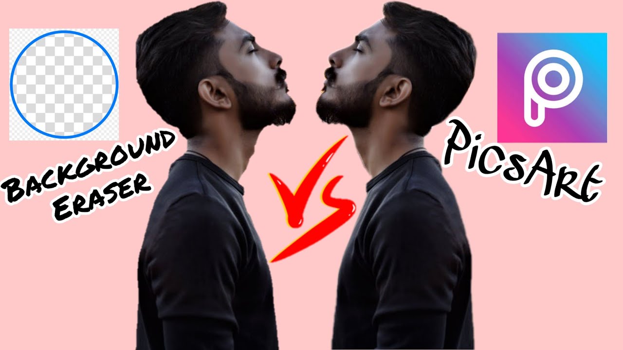 Background Eraser VS. PicsArt Removing background by RicaBaBy YouTube