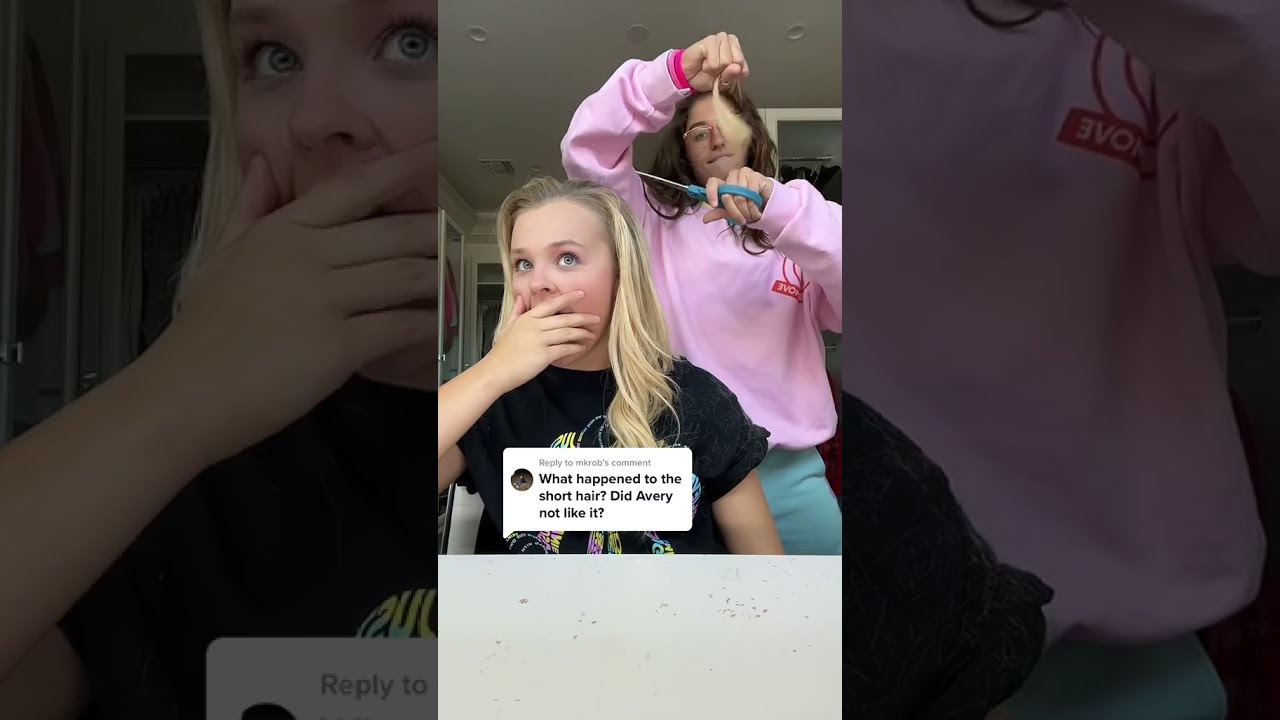 JoJo Siwa Replying To Mkrob Averycyrus She Likes My Long Hair And Shortie 