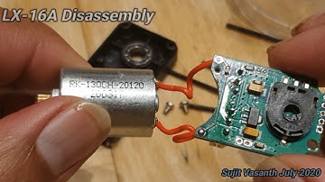 LX16A servos disassembly