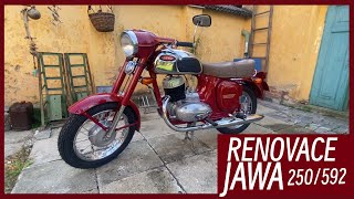 Jawa 250/592 | Pohled na celkovou renovaci + zvuk