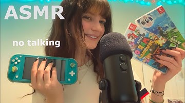 ASMR ~ Nintendo Switch & Game Sounds! No Talking (Fast Tapping, Scratching, Controller Sounds)