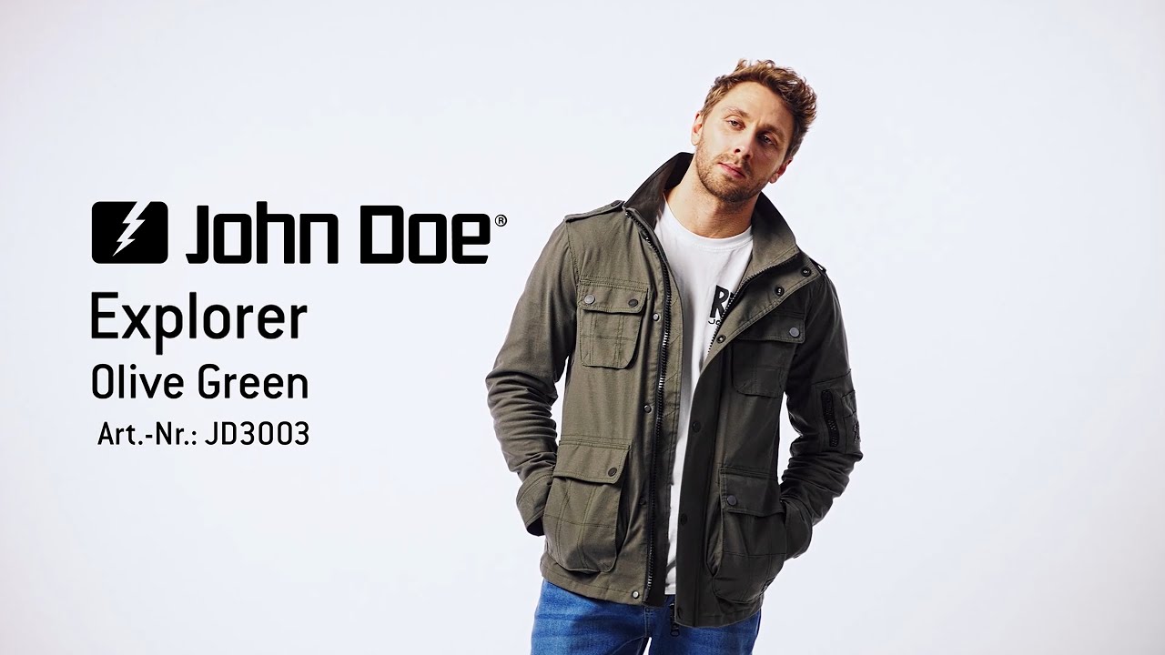 Jacket JOHN DOE Explorer size M olive cotton homologation:…