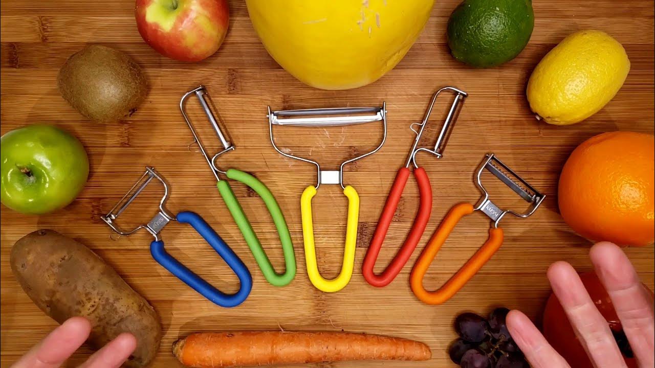 Vegetable Peelers, Set Of 2 Stainless Steel Potato And Fruit Peelers With  Citrus Peeler