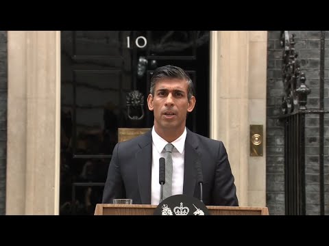 Rishi Sunak makes first speech as prime minister