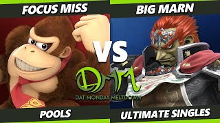 DAT MM 314 - Focus Miss (Donkey Kong) Vs. BIG:MARN (Ganondorf) Smash Ultimate - SSBU