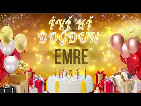 EMRE - Doğum Günün Kutlu Olsun Emre