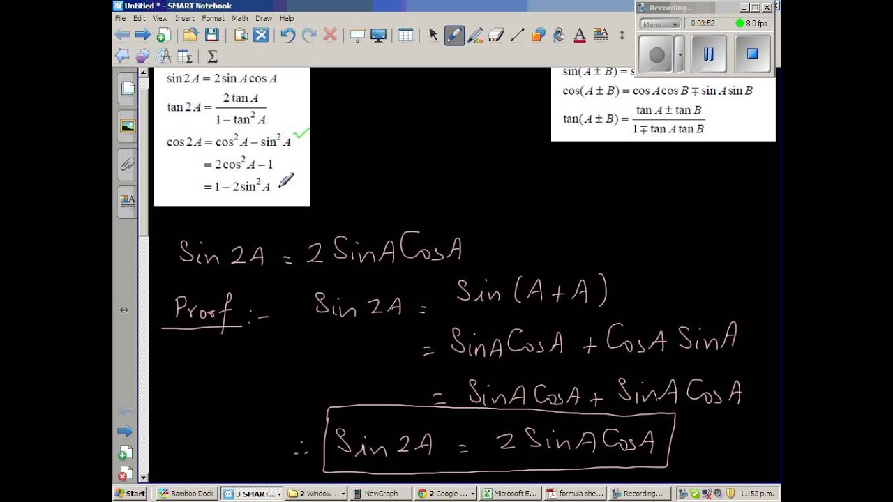 Double Angle Formula Sin2A Cos2A Tan2A YouTube double-angle-formula-sin2a-cos2a-tan2a-youtube