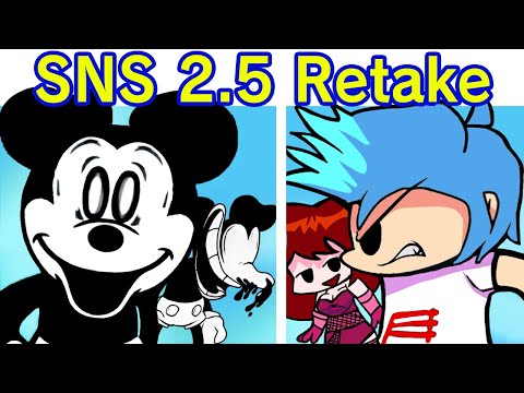 Видео: Friday Night Funkin' VS Mickey Mouse | Sunday Night - SNS 2.5 Retake (Update) (FNF Mod/Creepypasta)