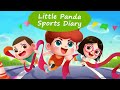 Little pandas sports diary  show your sports talent and get more sports skills  babybus games