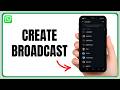 Send message to everyone at once on whatsapp