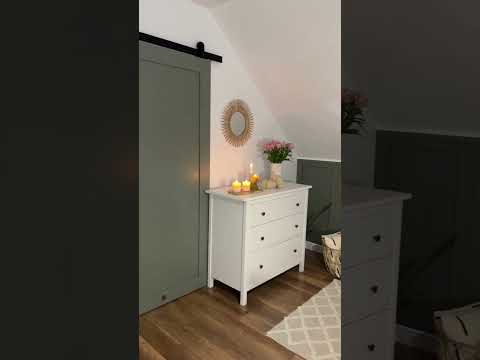Comment aménager une chambre sous pente et une petite dressing #renoportes