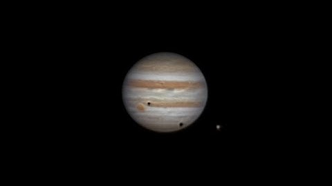 December 22nd, 2024 - Jupiter Double Moon Transit Animation - Celestron C8 - ASI676