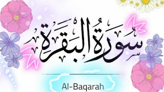 02_Surah Al-Baqarah Full (HD) | سورة البقره| By Ibrahim Al Akhdar;  With Arabic text