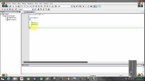 Generate Embedded C Program Using Keil Microvision 5