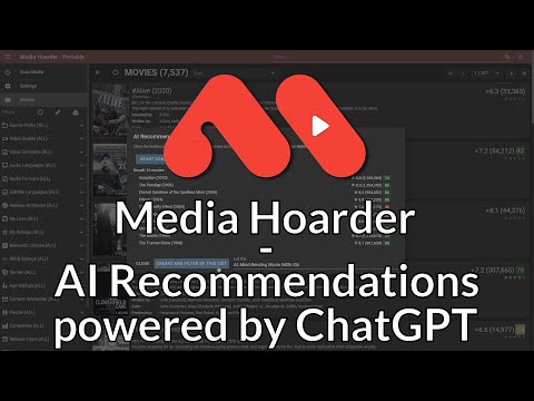 Media Hoarder - AI Recommendations powered by ChatGPT