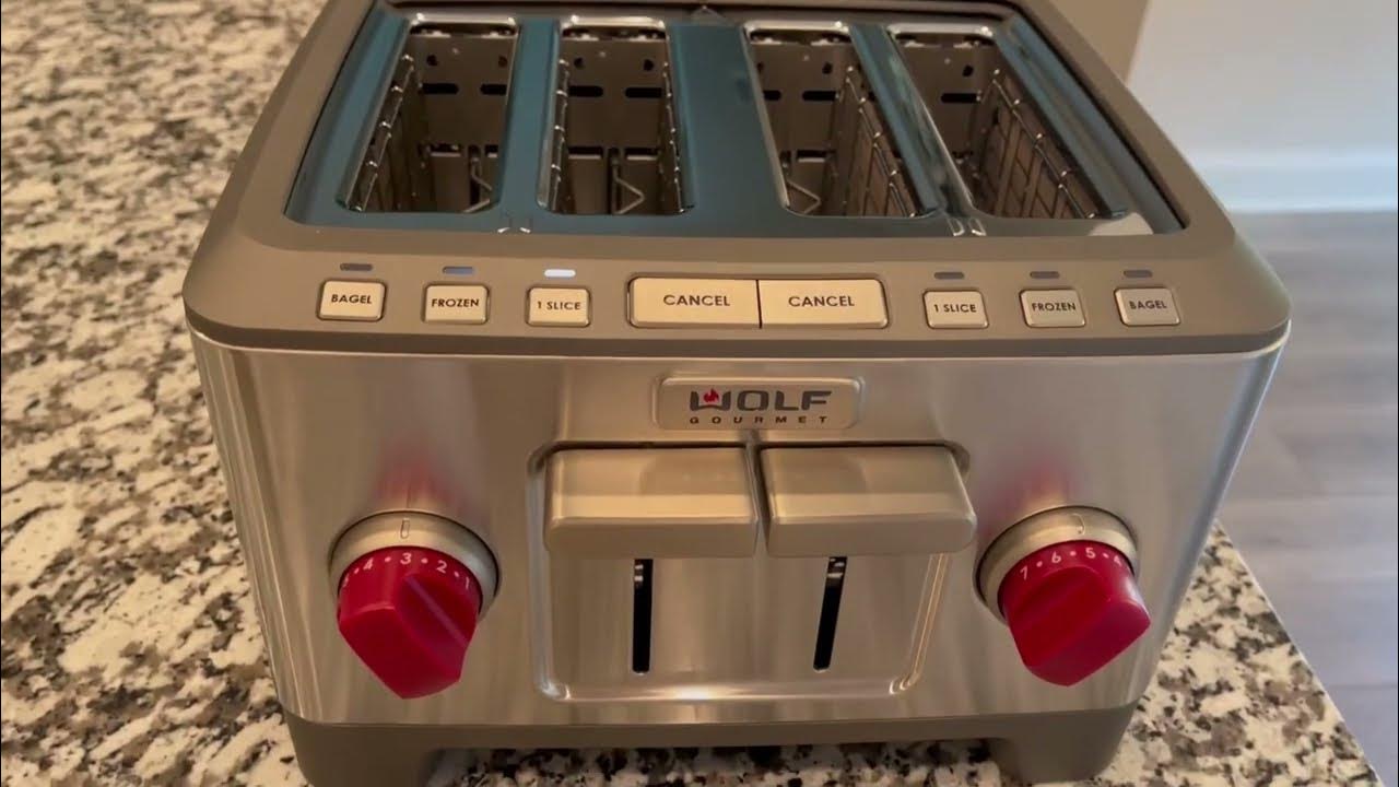 Wolf Gourmet 4 Slice Extra Wide Slot Toaster with Shade Selector Review