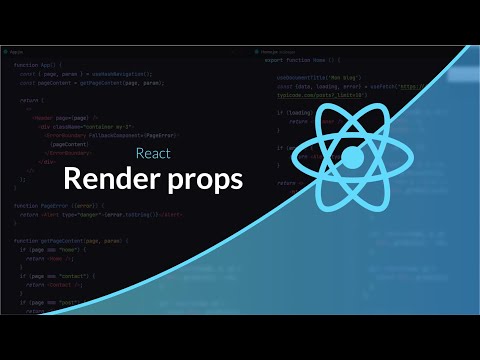 Apprendre React : Propriétés de rendu