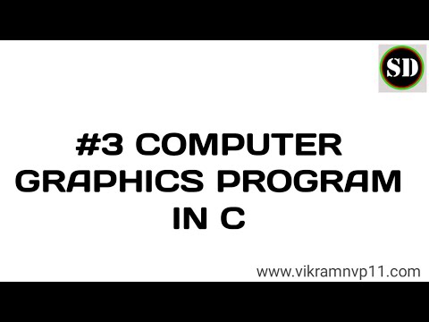 Write a program to draw a circle in computer graphics