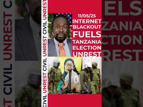 BreakingNews Internet Blackout Fuels Election Unrest In Tanzania