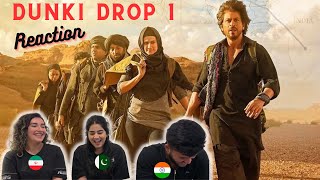 DUNKI DROP 1 REACTION | SRK | Vicky Kaushal | Taapsee Pannu |