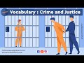 French vocabulary crime and justice  le vocabulaire la criminalit et la justice