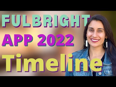 The Best Time to Start a Fulbright Application (Application Tips 2022)