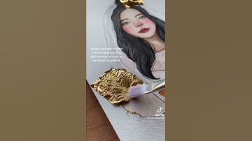 ✨ Imitation Gold Leaf vs 24k Gold Leaf!! ✨ | A Kookie Short