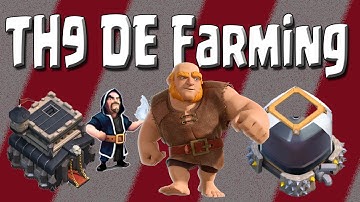 Clash of Clans - How I Farmed 100k Dark Elixir in 6 Hours! - TH9 DE Farming Strategy for any League!