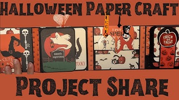 DIY Halloween Mini Album | Echo Park Scrapbook Project Share
