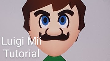 Luigi Mii Tutorial