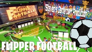 Flipper Football Pinball Machine - Capcom low production soccer themed arcade pin game screenshot 1