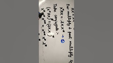 prove that eigen values of hermitian matrix are always real #applied_maths #matrices #eigenvalues