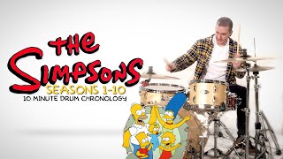 The Simpsons: 10 Seasons in 10 Minutes Drum Chronology