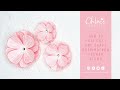 How to Die Cut and Shape Chloes Creative Cards Rose Mallow Flower Stamp