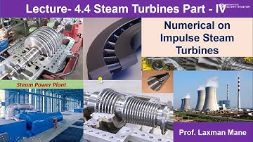 Numericals on Impulse Steam Turbines